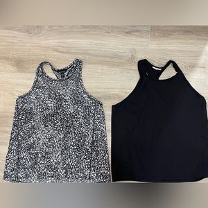 Athleta 2 ultimate train tank tops, large